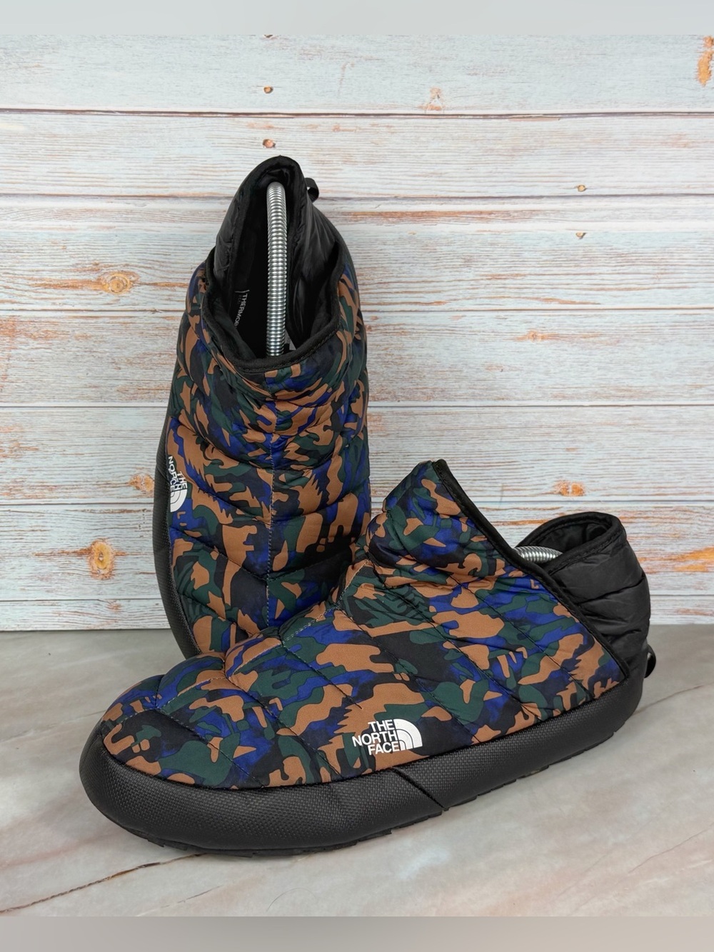 New listing!! The North Face ThermoBall Traction Mule V in Camouflage
